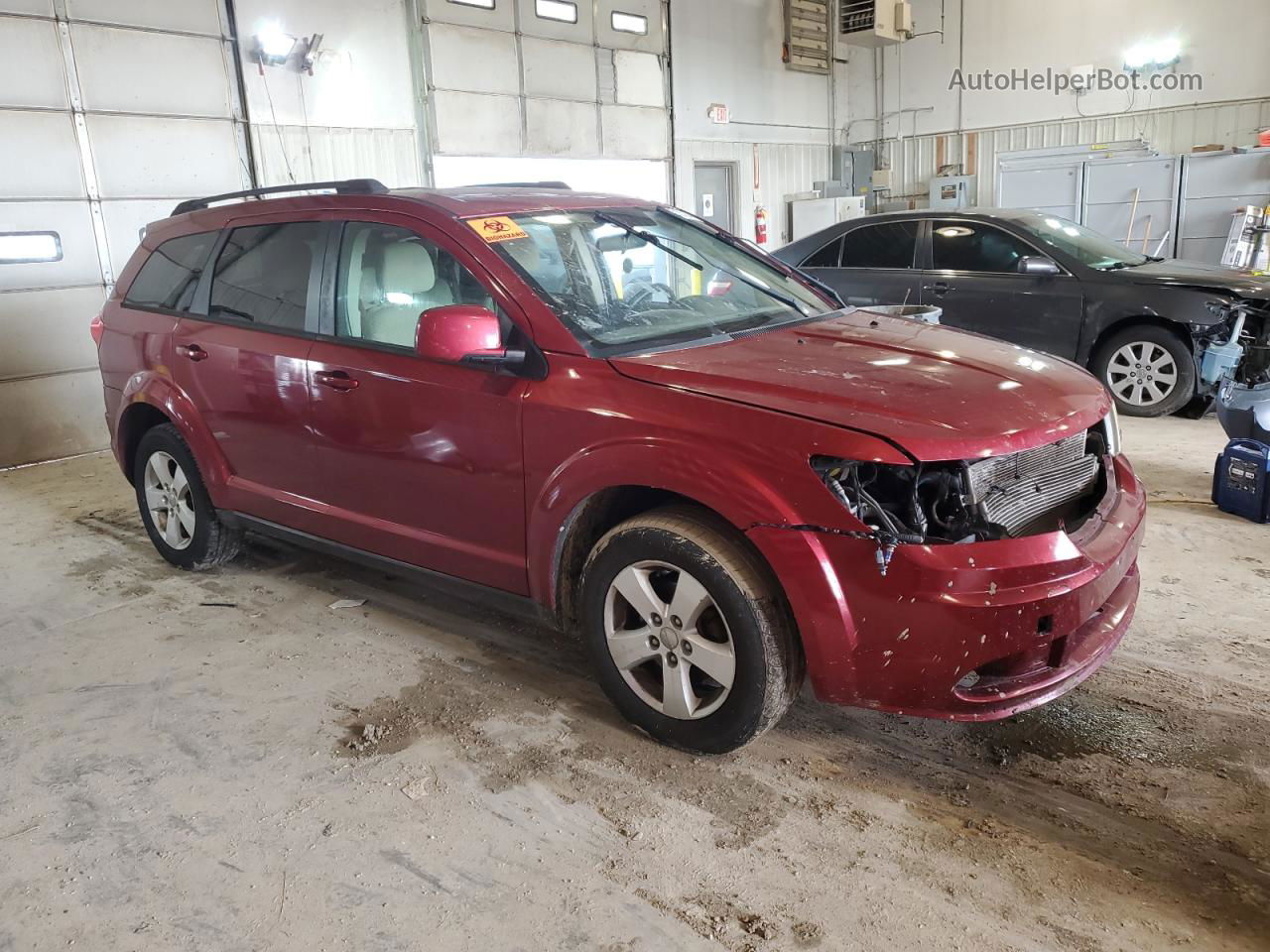 2011 Dodge Journey Mainstreet Red vin: 3D4PH1FG5BT512329