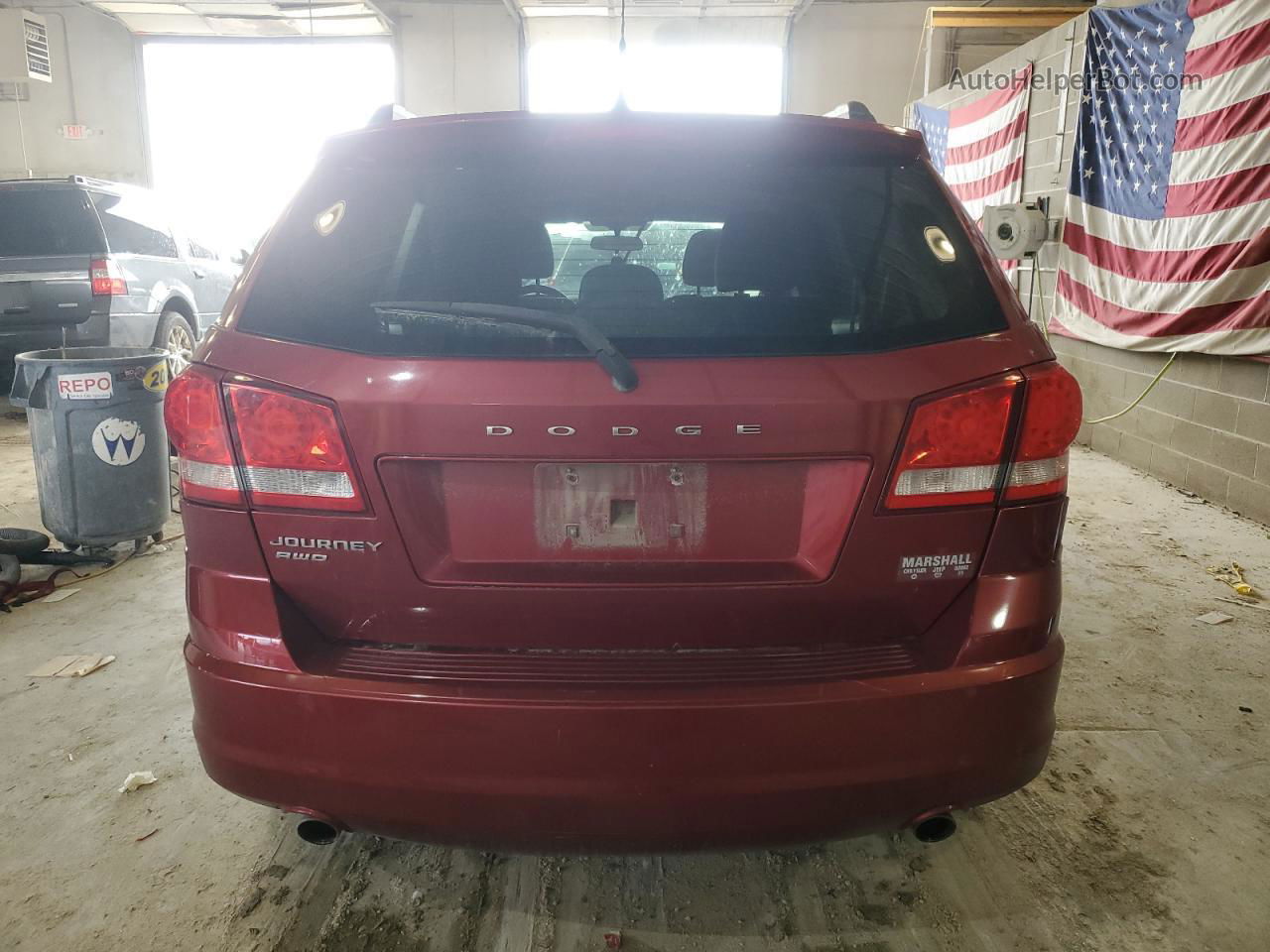 2011 Dodge Journey Mainstreet Red vin: 3D4PH1FG5BT512329