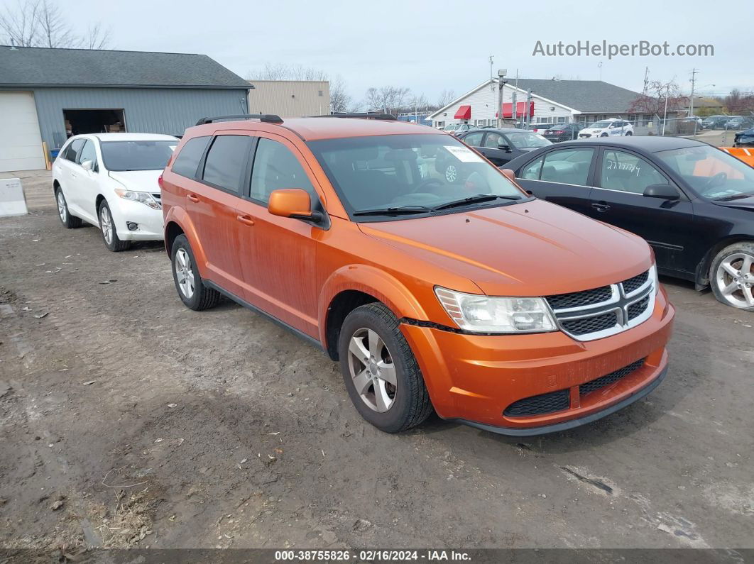 2011 Dodge Journey Mainstreet Оранжевый vin: 3D4PH1FG5BT519796