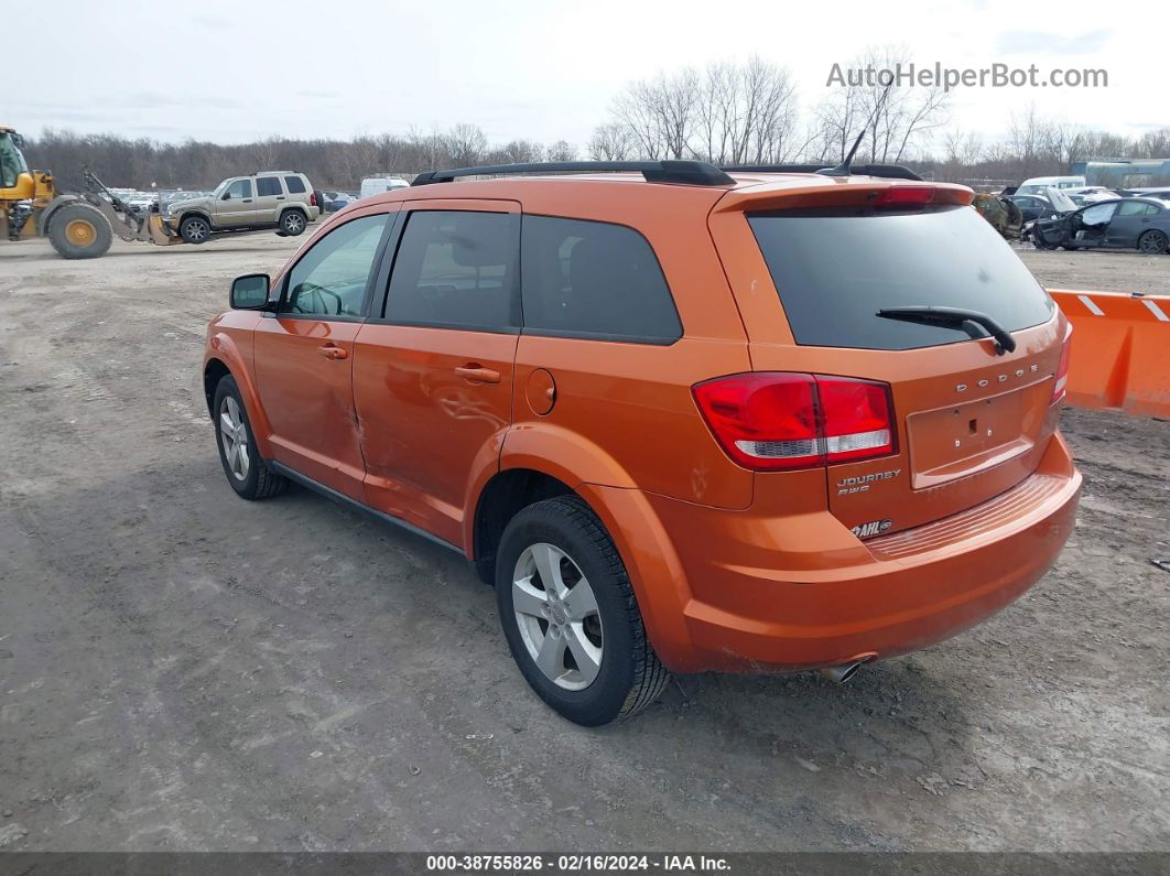 2011 Dodge Journey Mainstreet Оранжевый vin: 3D4PH1FG5BT519796