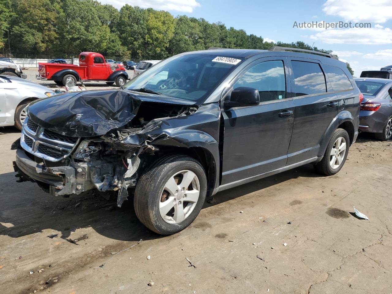 2011 Dodge Journey Mainstreet Черный vin: 3D4PH1FG5BT531754