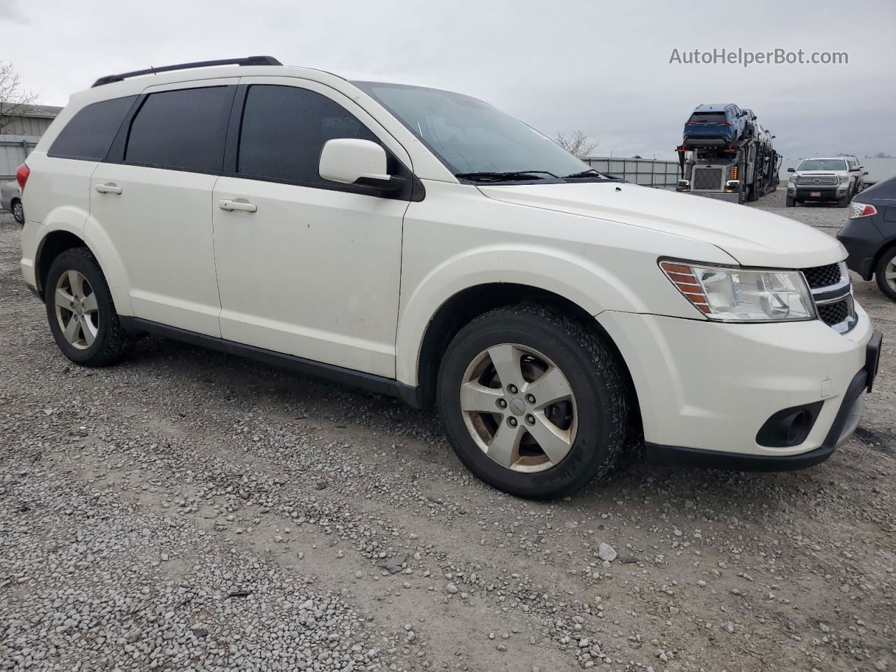 2011 Dodge Journey Mainstreet White vin: 3D4PH1FG5BT559490