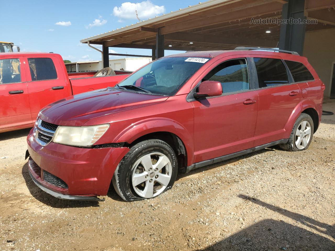 2011 Dodge Journey Mainstreet Red vin: 3D4PH1FG6BT515109