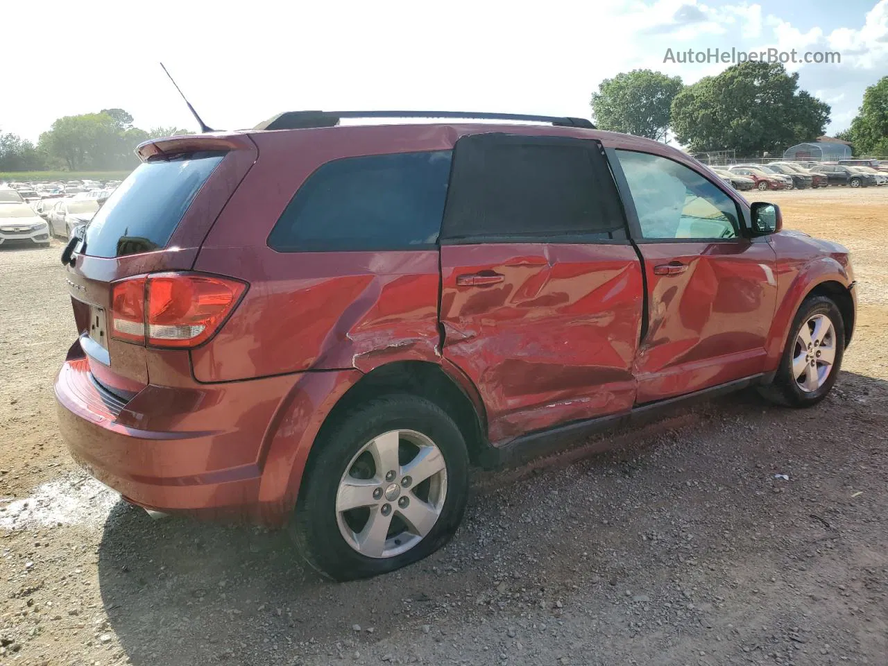 2011 Dodge Journey Mainstreet Red vin: 3D4PH1FG6BT515109