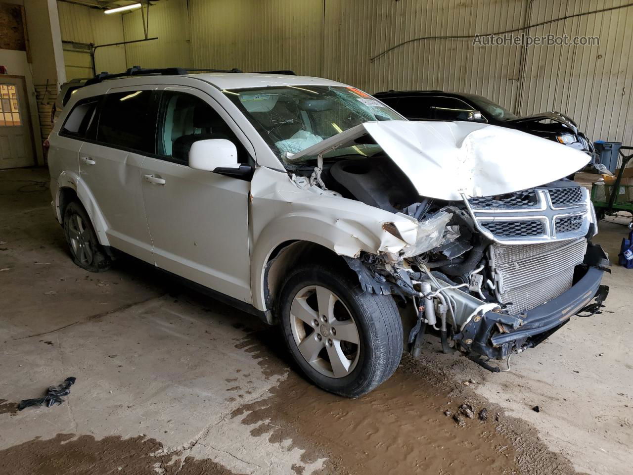 2011 Dodge Journey Mainstreet White vin: 3D4PH1FG6BT552970