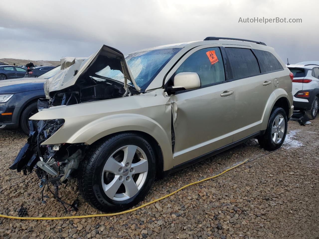 2011 Dodge Journey Mainstreet Beige vin: 3D4PH1FG9BT559492