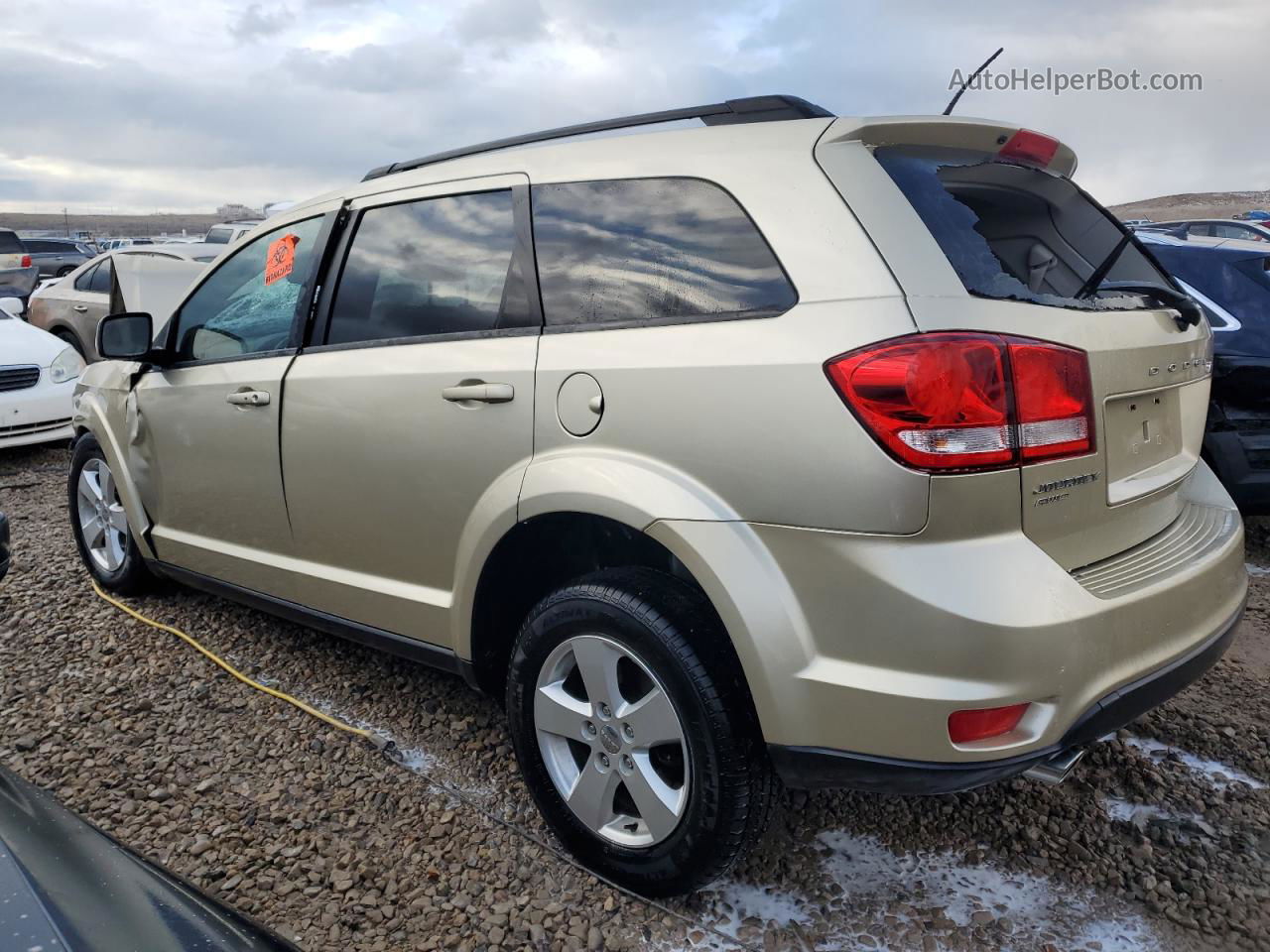 2011 Dodge Journey Mainstreet Бежевый vin: 3D4PH1FG9BT559492