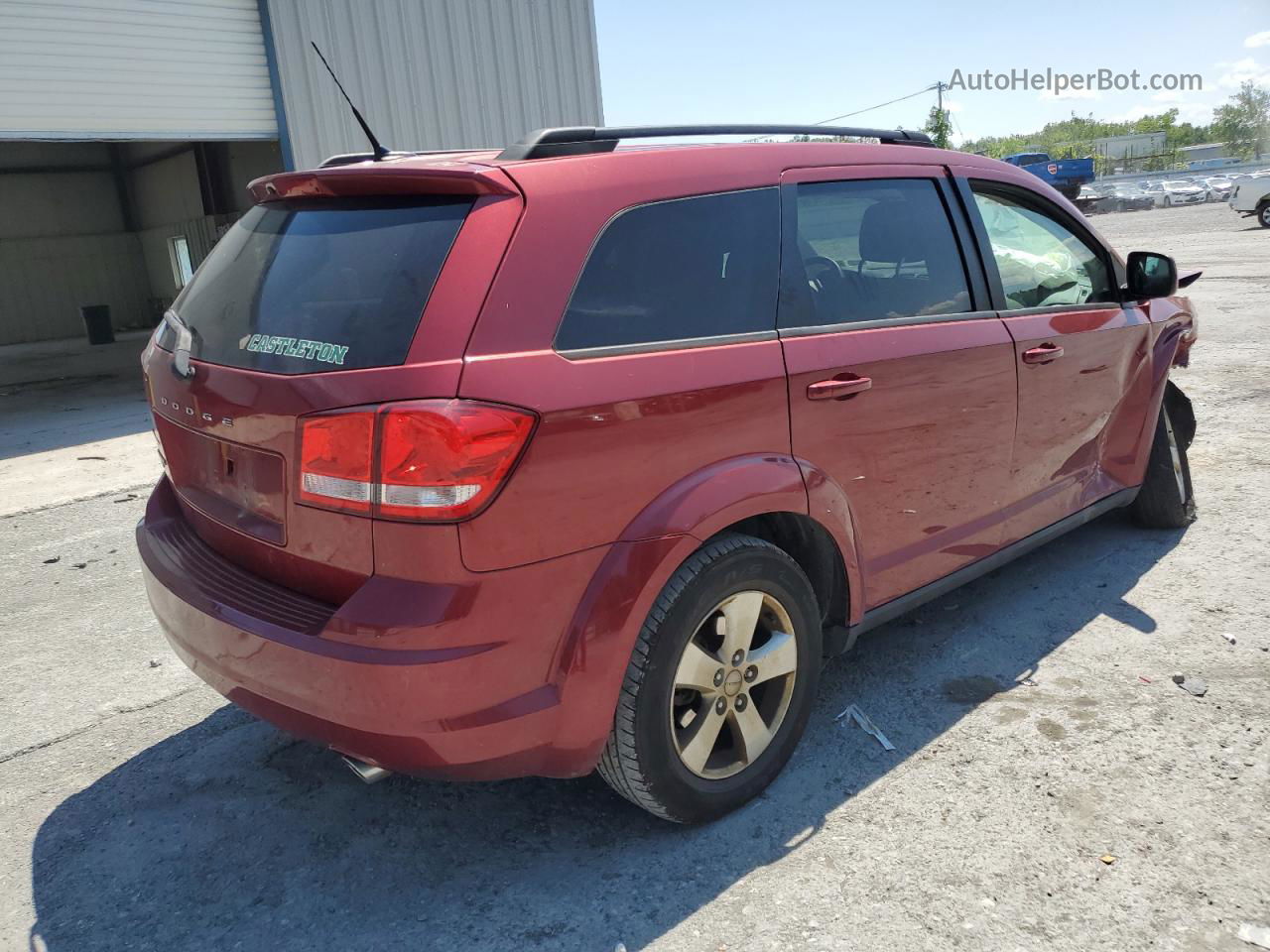 2011 Dodge Journey Mainstreet Red vin: 3D4PH1FGXBT502489