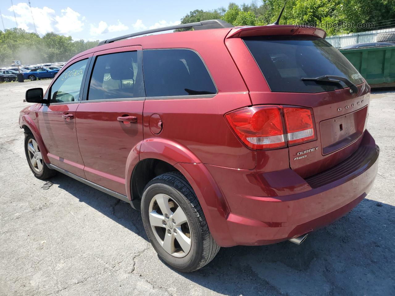 2011 Dodge Journey Mainstreet Red vin: 3D4PH1FGXBT502489