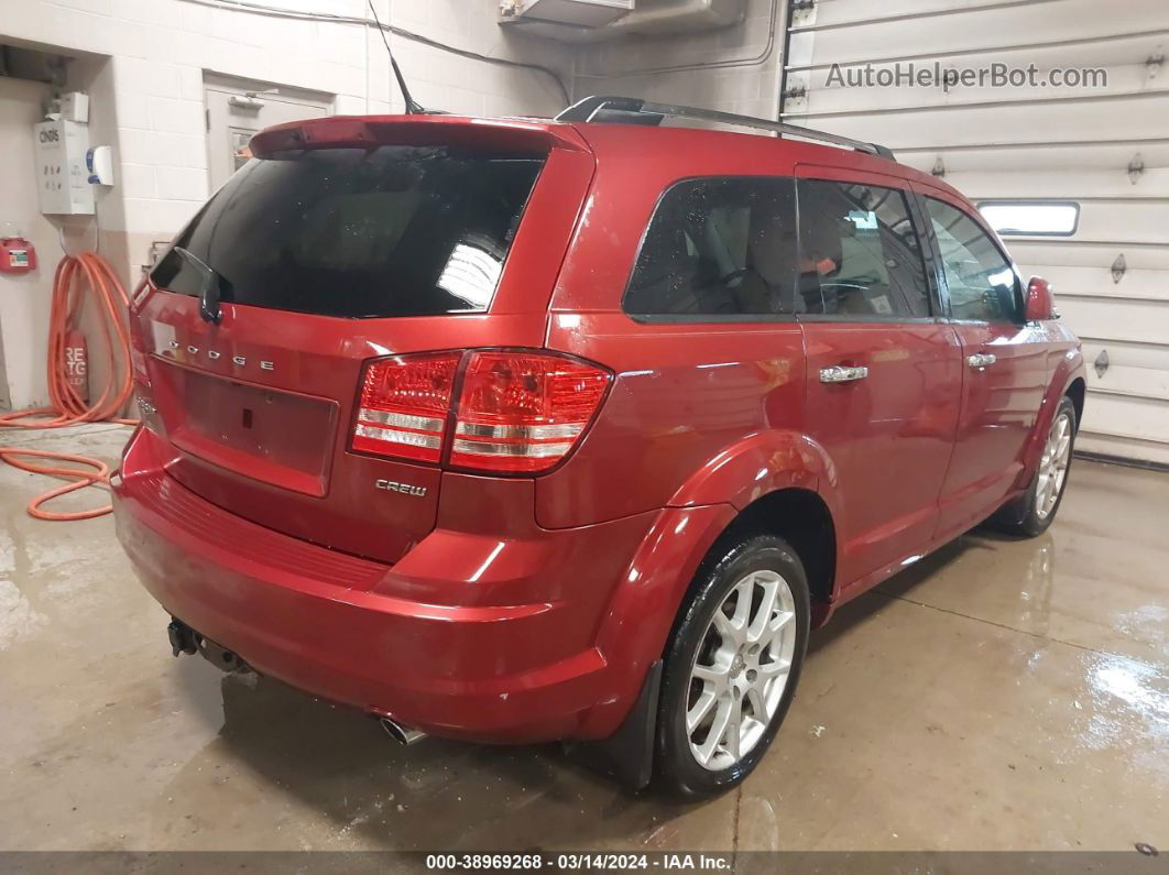 2011 Dodge Journey Crew Красный vin: 3D4PH3FG1BT505633