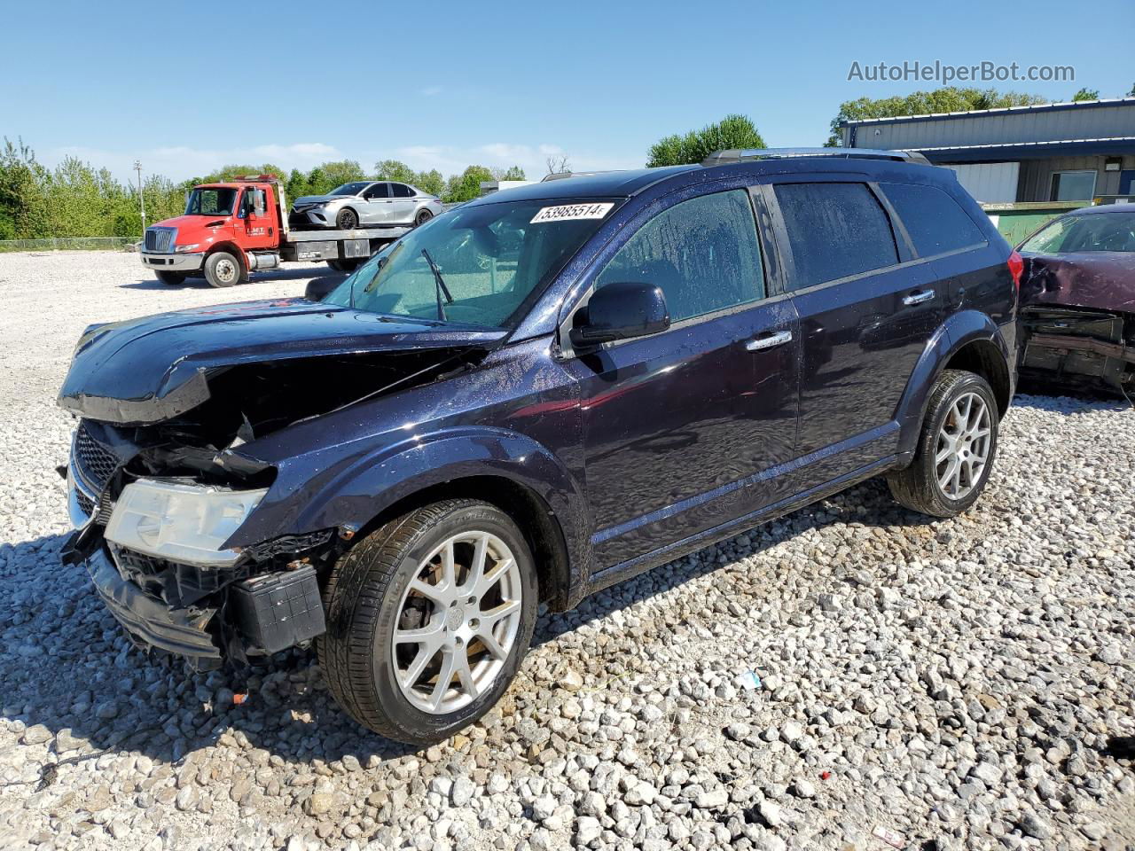 2011 Dodge Journey Crew Black vin: 3D4PH3FG1BT523257