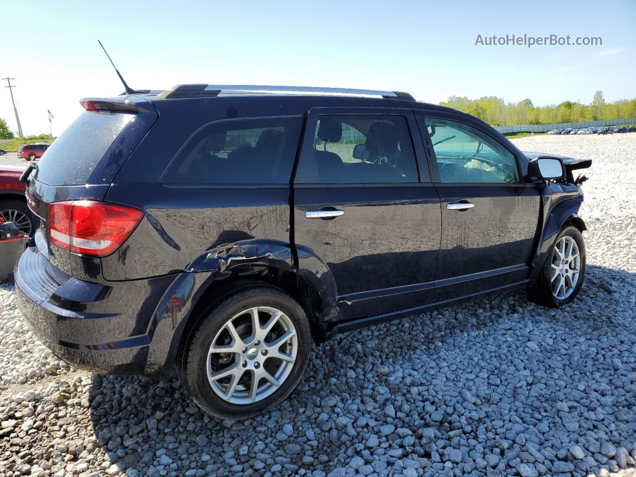 2011 Dodge Journey Crew Black vin: 3D4PH3FG1BT523257