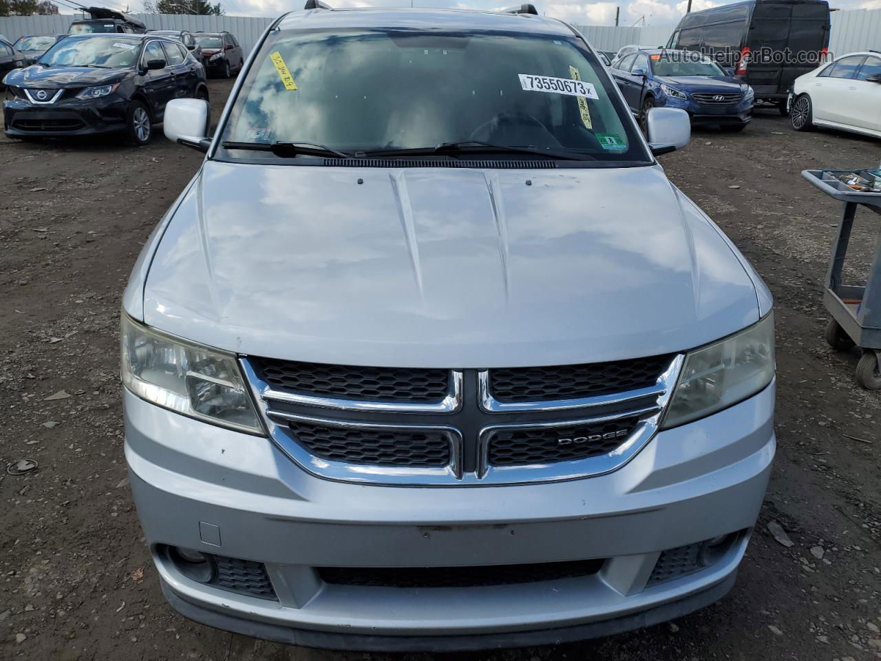 2011 Dodge Journey Crew Серебряный vin: 3D4PH3FG2BT516950