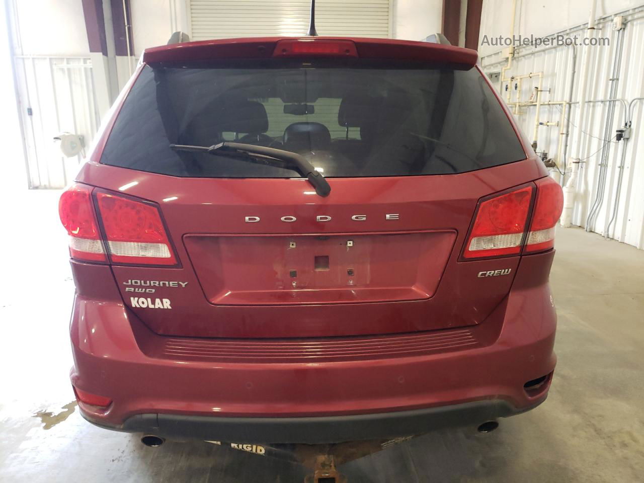 2011 Dodge Journey Crew Maroon vin: 3D4PH3FG3BT535099