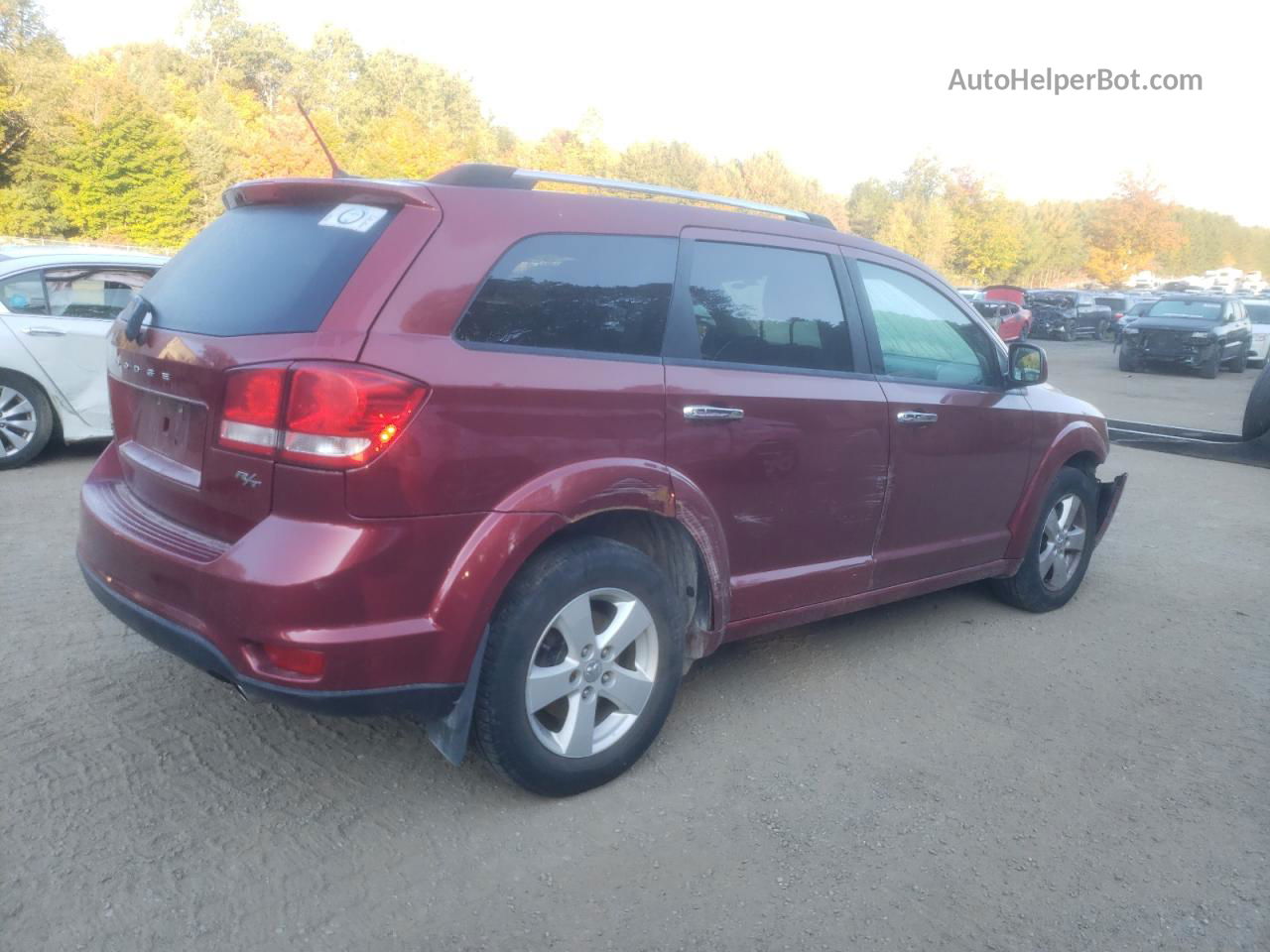 2011 Dodge Journey R/t Maroon vin: 3D4PH6FG2BT550663