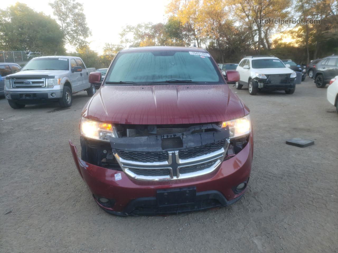 2011 Dodge Journey R/t Maroon vin: 3D4PH6FG2BT550663