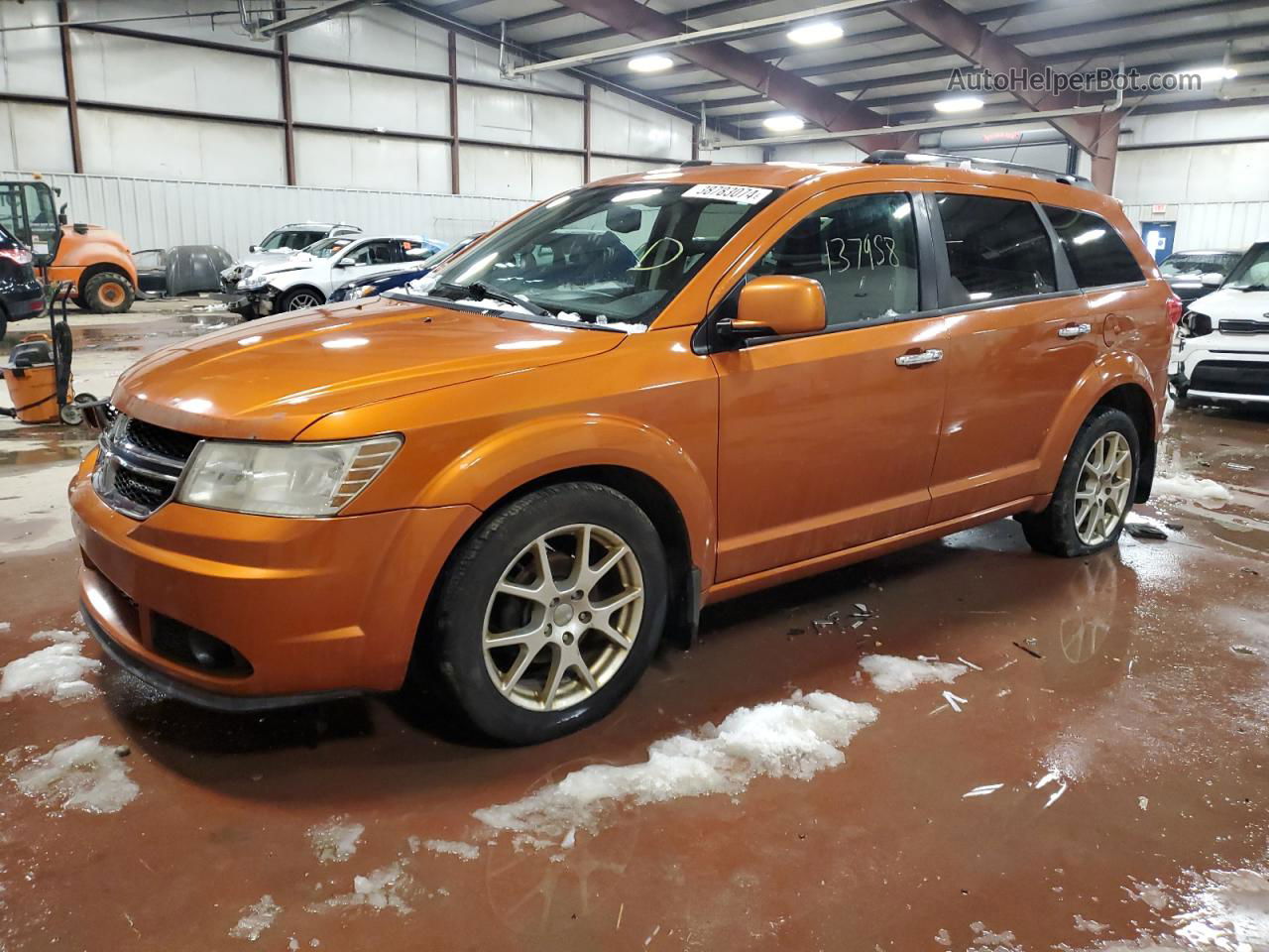 2011 Dodge Journey R/t Orange vin: 3D4PH6FG9BT515313