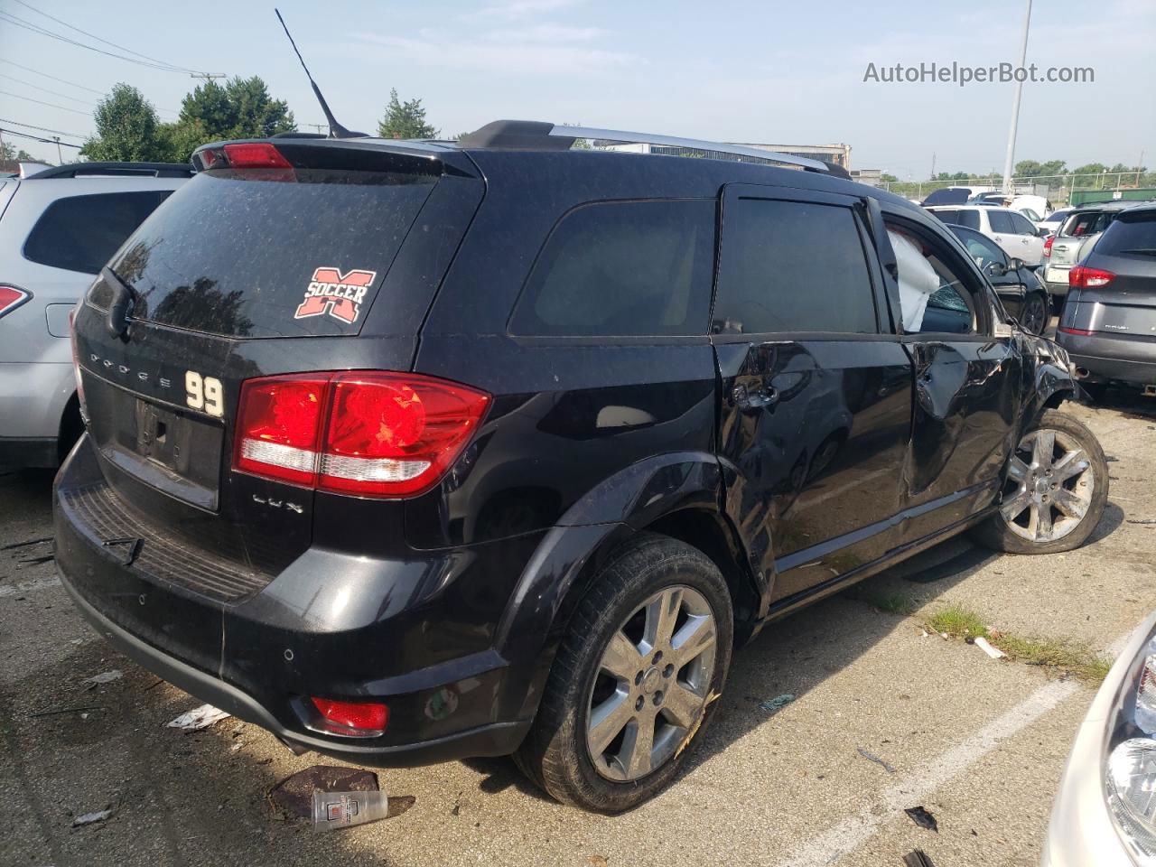 2011 Dodge Journey Lux Black vin: 3D4PH9FG2BT530320