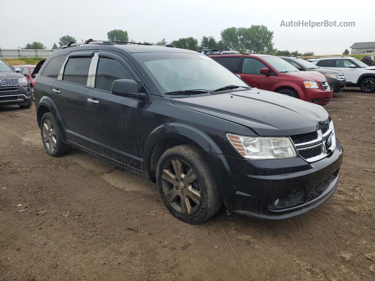 2011 Dodge Journey Lux Черный vin: 3D4PH9FG7BT512248