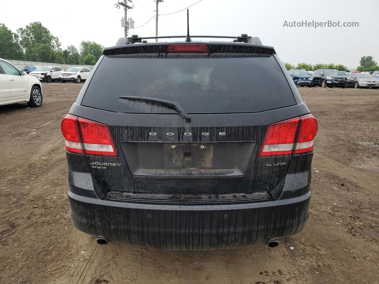 2011 Dodge Journey Lux Black vin: 3D4PH9FG7BT512248