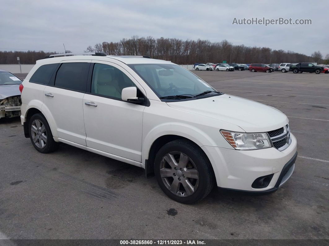 2011 Dodge Journey Lux White vin: 3D4PH9FG7BT535092