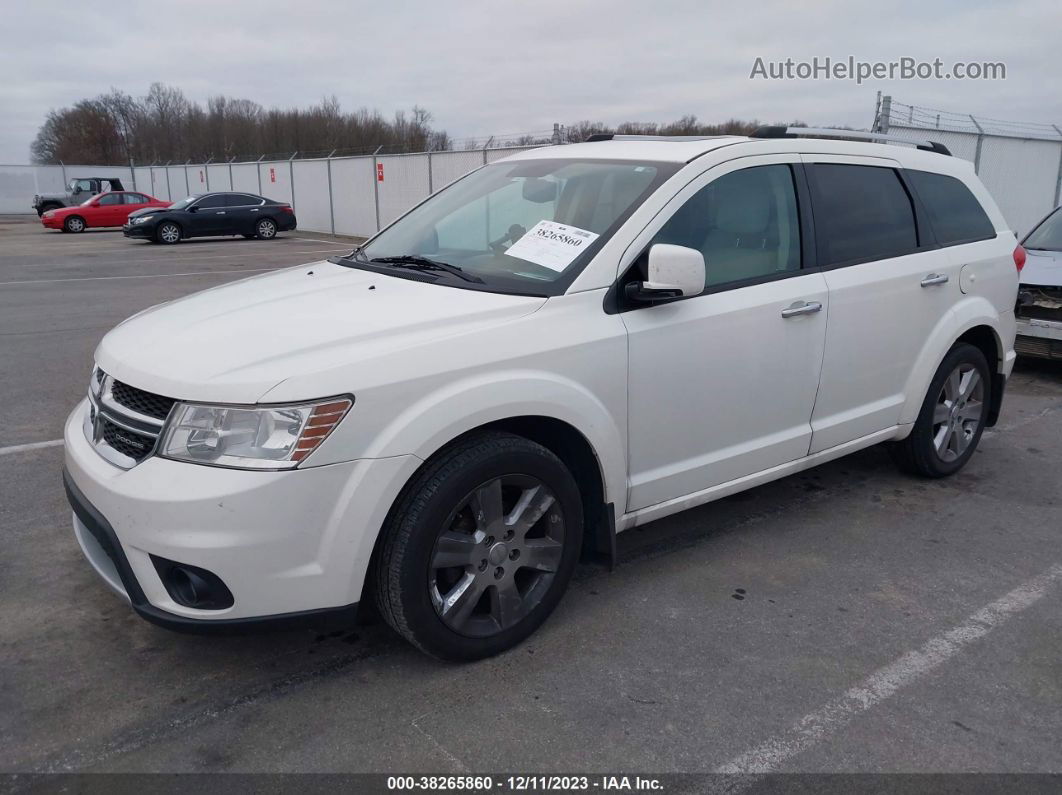 2011 Dodge Journey Lux White vin: 3D4PH9FG7BT535092