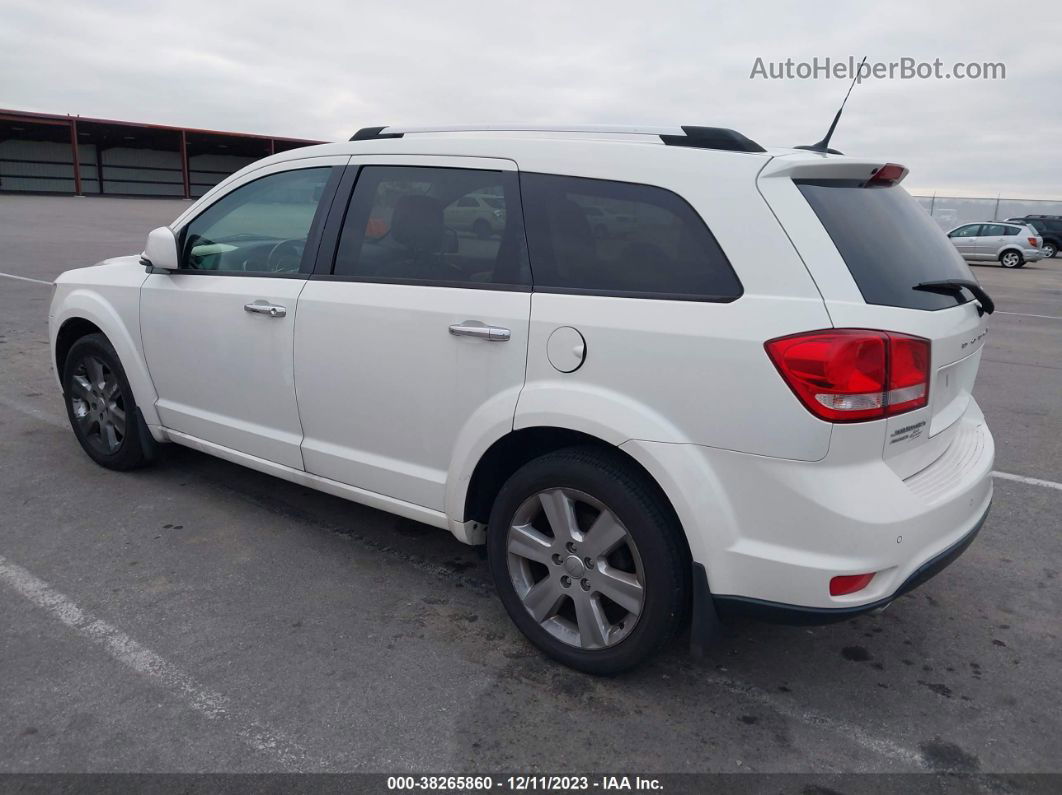 2011 Dodge Journey Lux White vin: 3D4PH9FG7BT535092