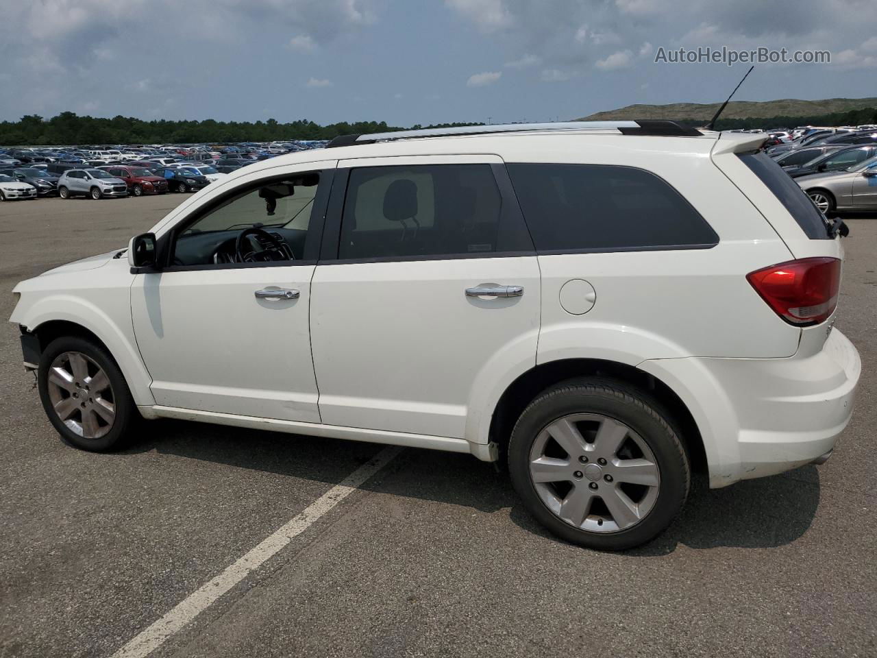 2011 Dodge Journey Lux White vin: 3D4PH9FG8BT523081