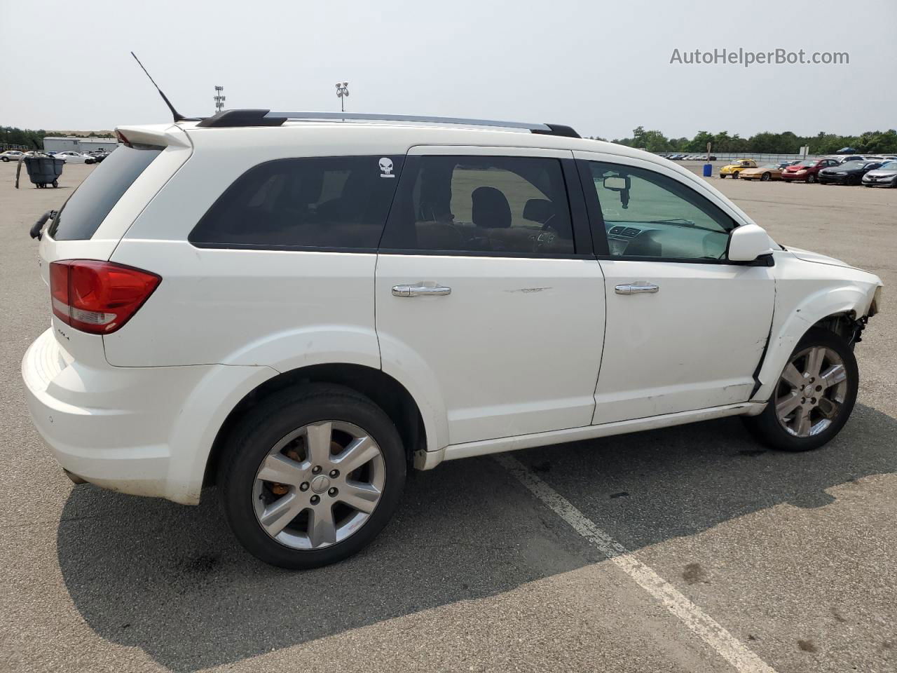 2011 Dodge Journey Lux White vin: 3D4PH9FG8BT523081