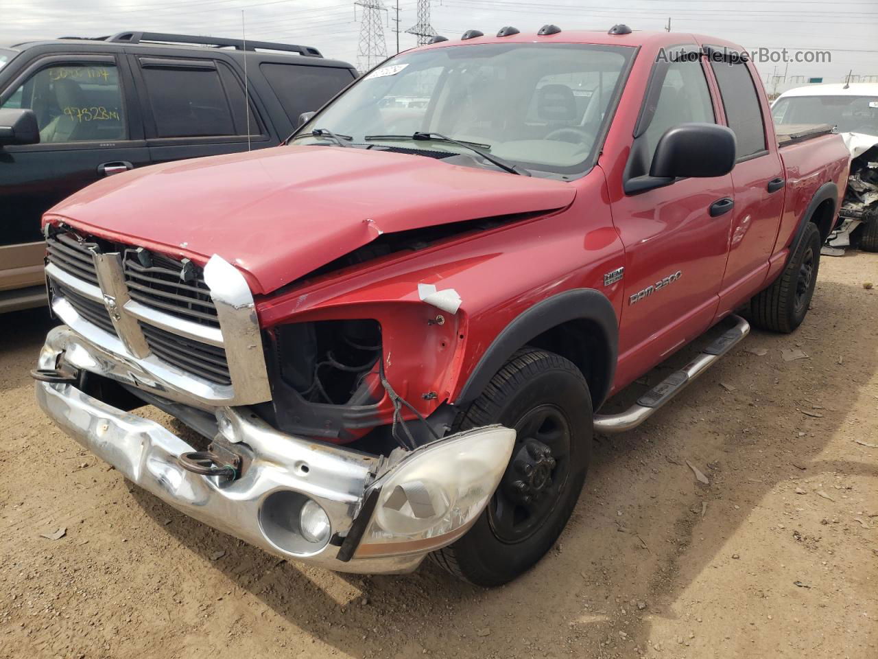 2006 Dodge Ram 2500 St Red vin: 3D5KR28D96G100604