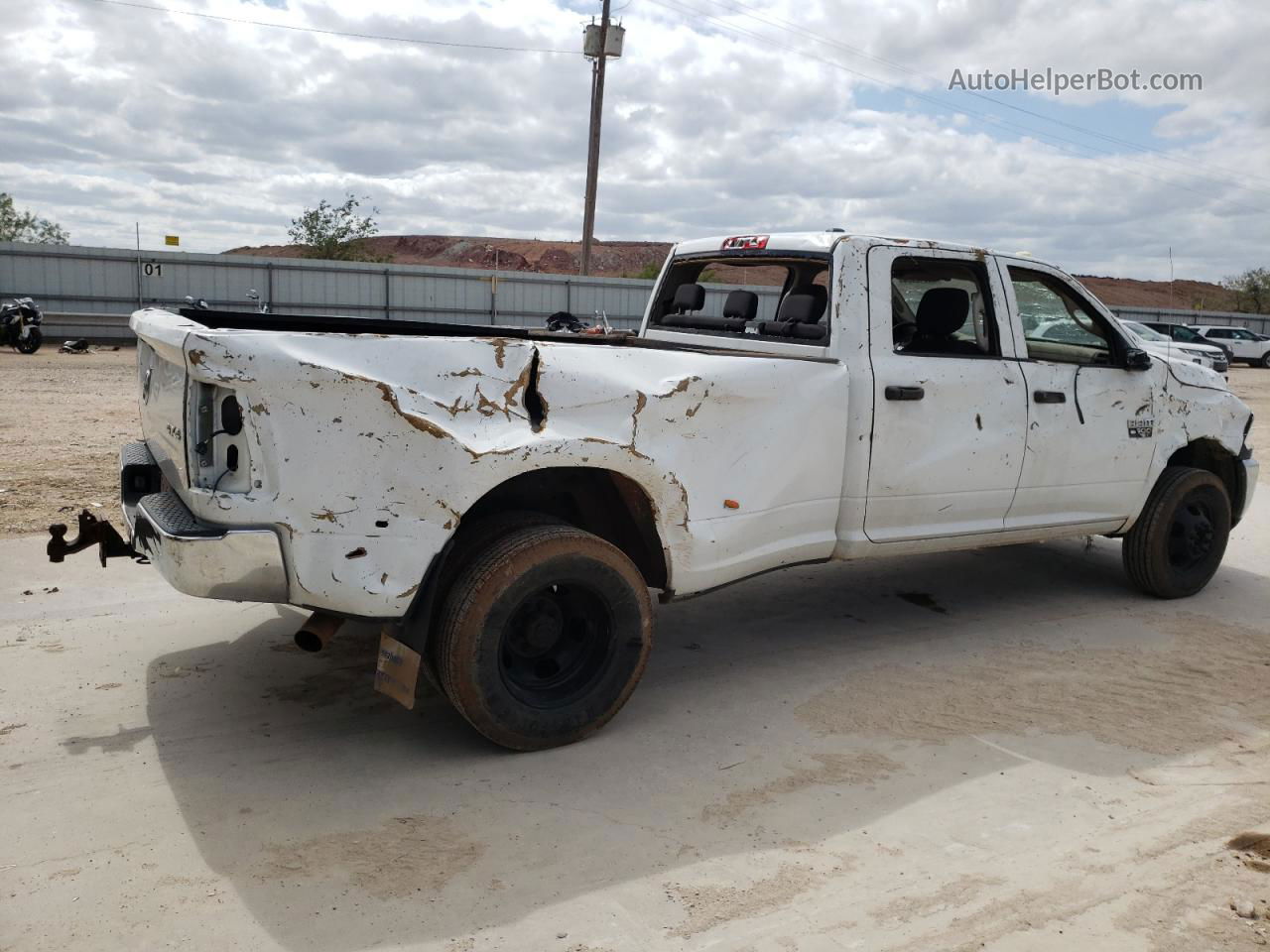 2010 Dodge Ram 3500  White vin: 3D73Y4CL5AG194515