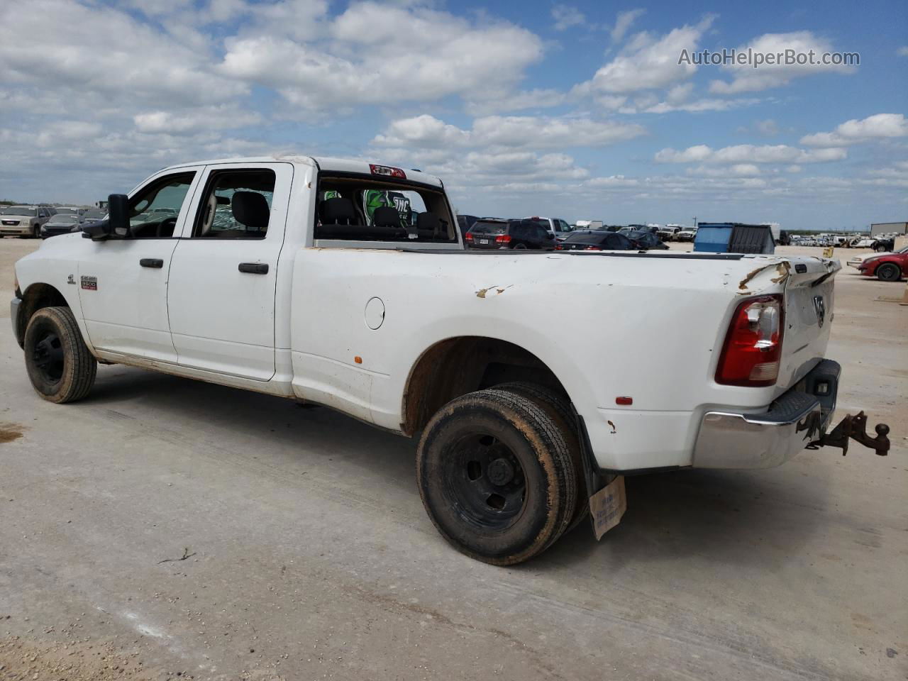 2010 Dodge Ram 3500  Белый vin: 3D73Y4CL5AG194515