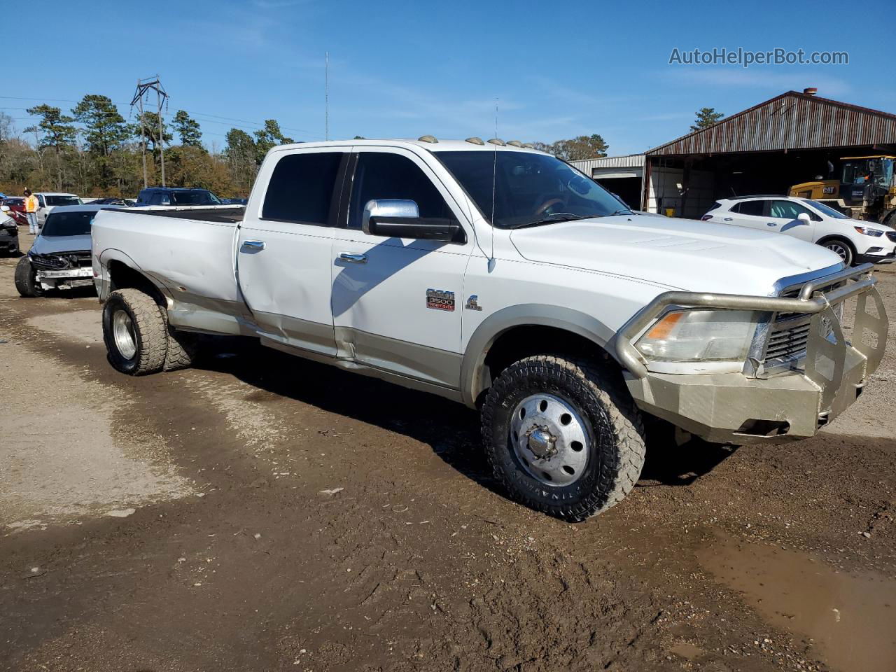 2010 Dodge Ram 3500  White vin: 3D73Y4CL9AG137282