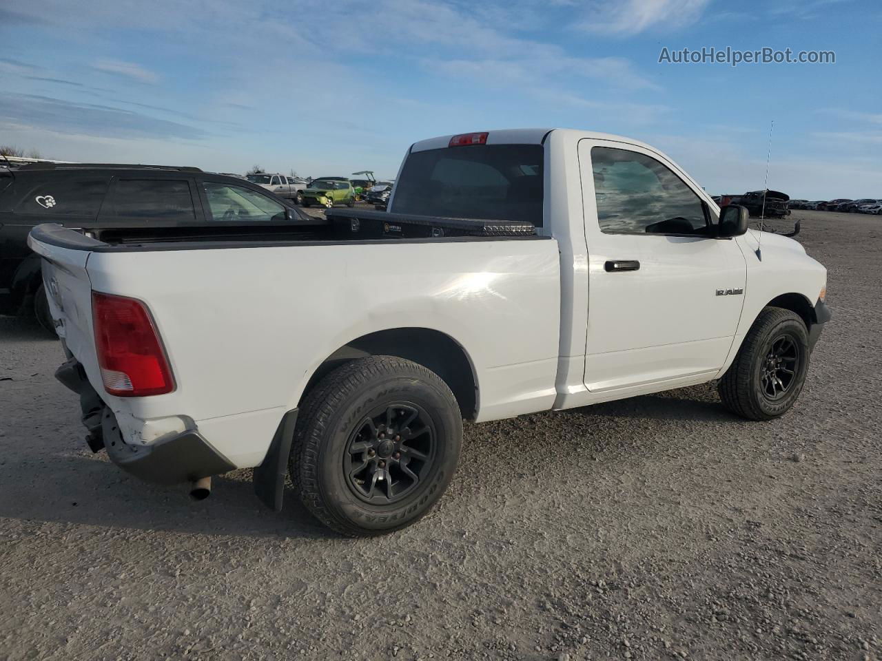 2010 Dodge Ram 1500  White vin: 3D7JB1EK0AG148859