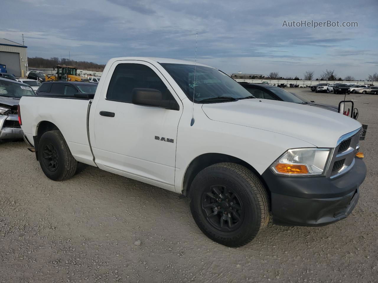 2010 Dodge Ram 1500  Белый vin: 3D7JB1EK0AG148859