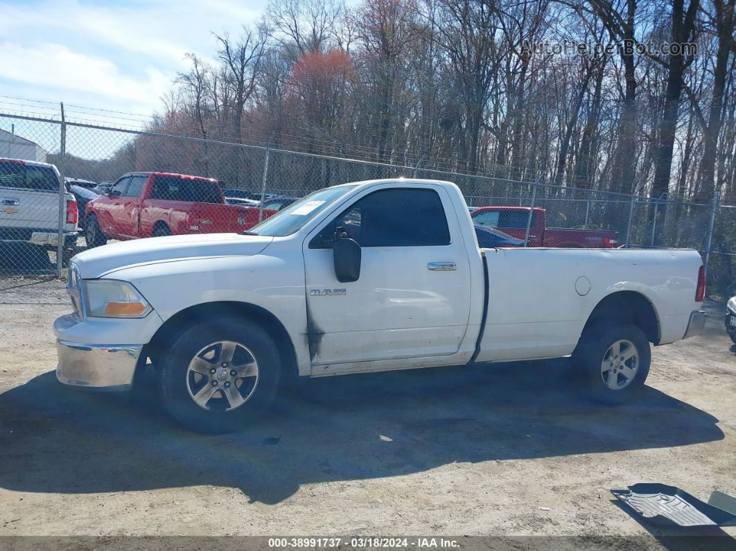 2010 Dodge Ram 1500 Slt/trx White vin: 3D7JB1EP0AG103061