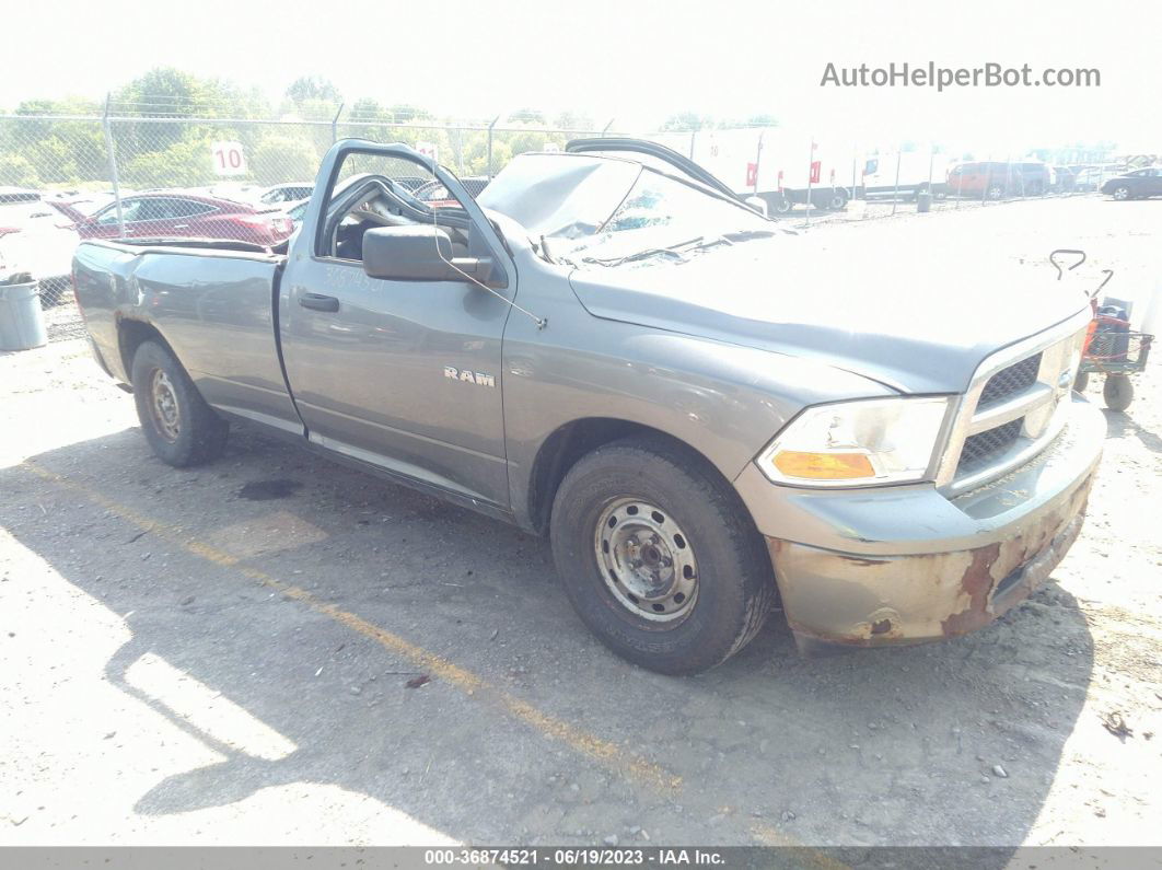 2010 Dodge Ram 1500 St Gray vin: 3D7JB1EP2AG165321