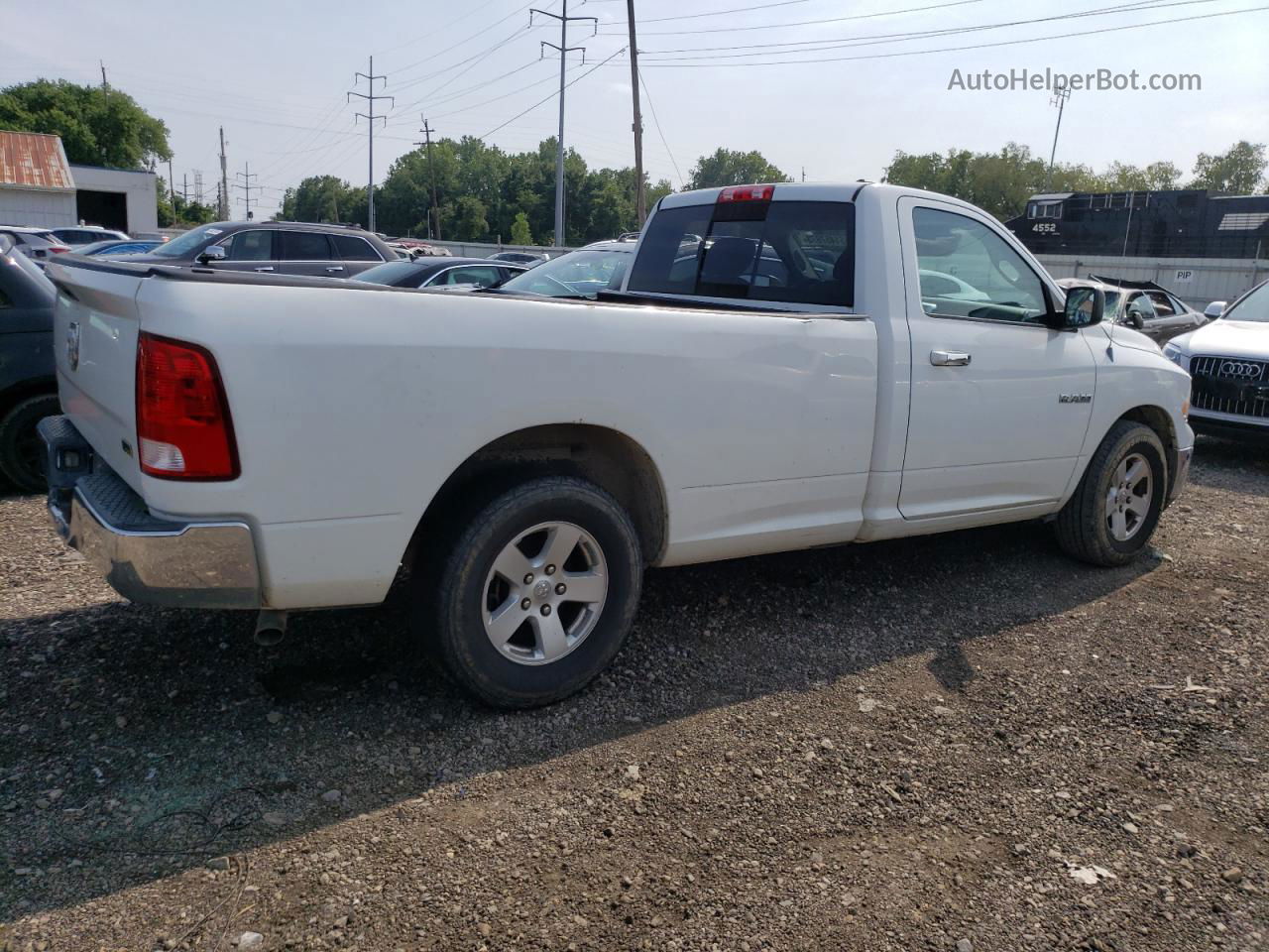 2010 Dodge Ram 1500  White vin: 3D7JB1EP4AG133020