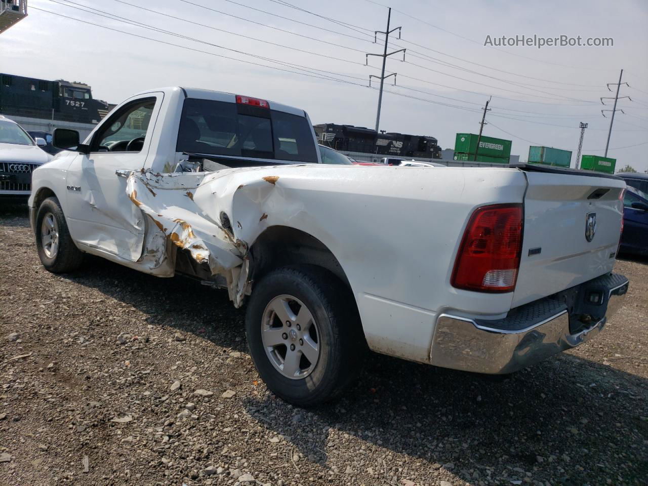 2010 Dodge Ram 1500  White vin: 3D7JB1EP4AG133020