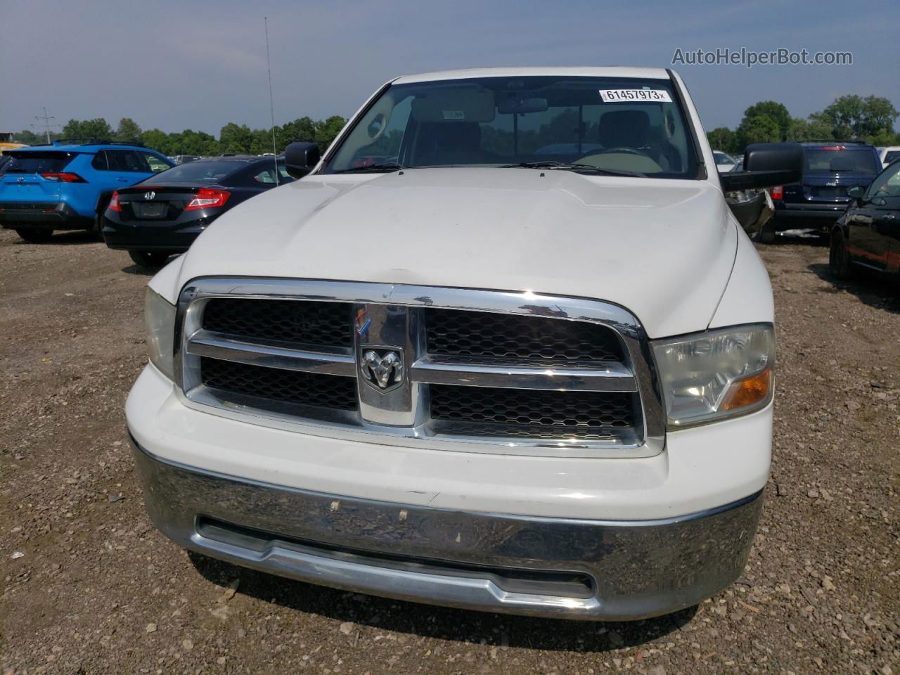 2010 Dodge Ram 1500  Белый vin: 3D7JB1EP4AG133020