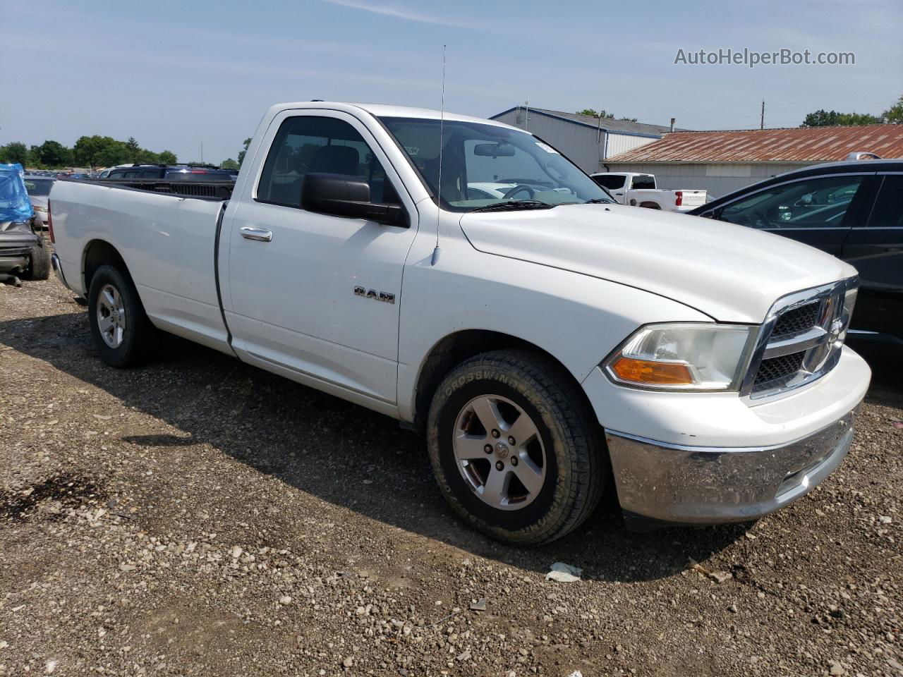 2010 Dodge Ram 1500  Белый vin: 3D7JB1EP4AG133020