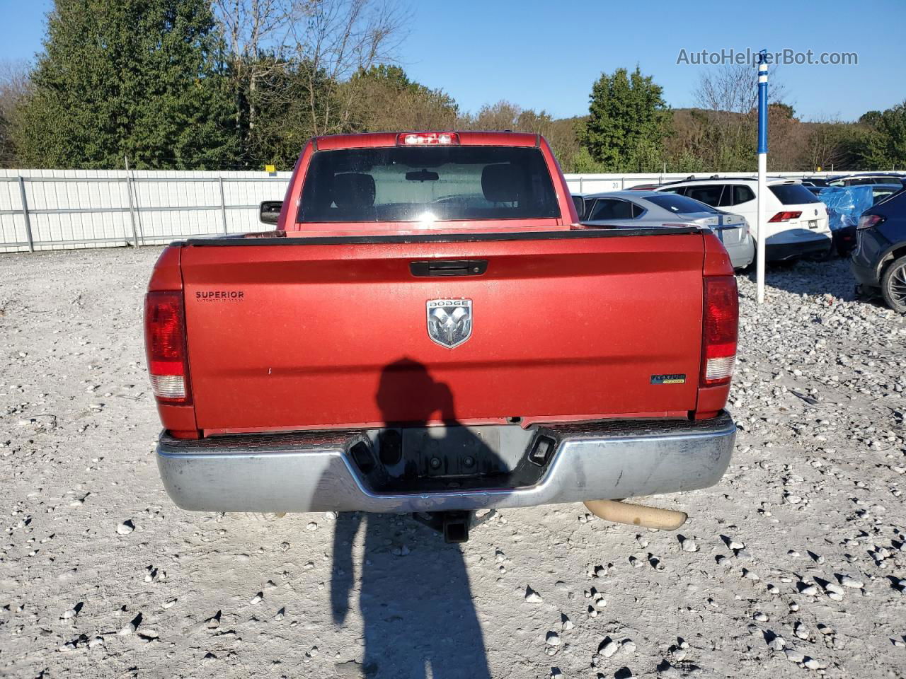 2010 Dodge Ram 1500  Red vin: 3D7JB1EPXAG101849