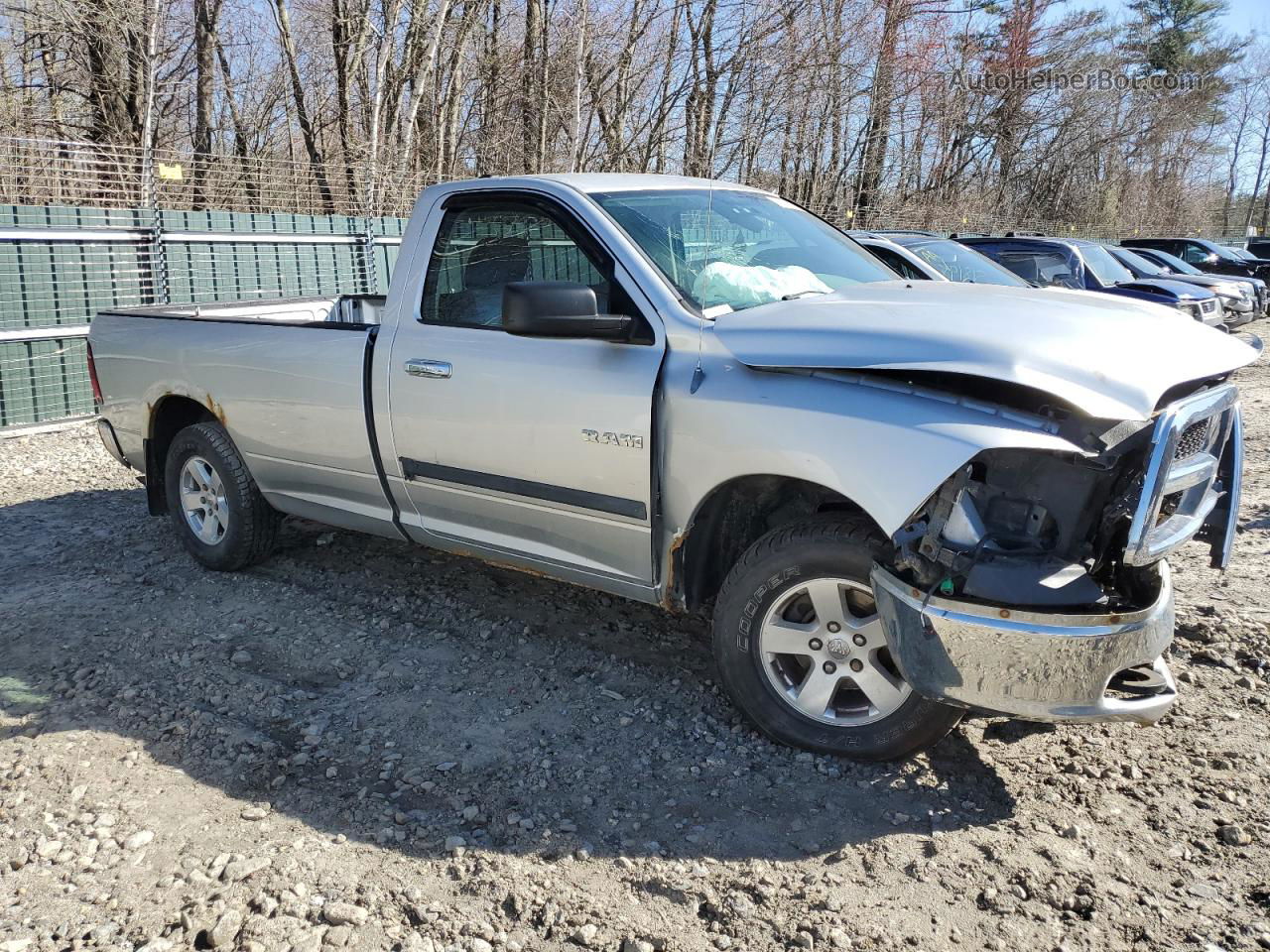 2010 Dodge Ram 1500  Серебряный vin: 3D7JV1EP0AG149562