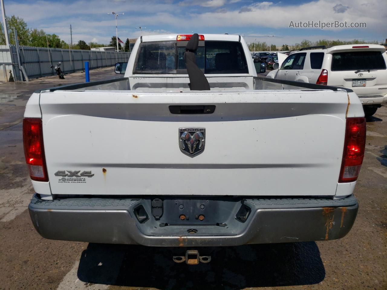 2010 Dodge Ram 1500  Белый vin: 3D7JV1ET3AG107982