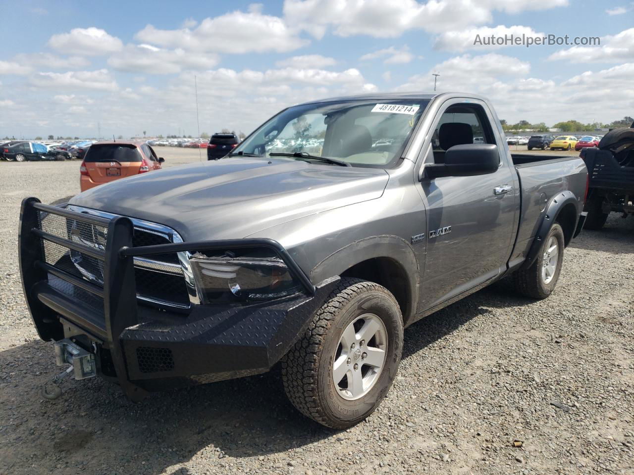 2010 Dodge Ram 1500  Gray vin: 3D7JV1ET7AG116135