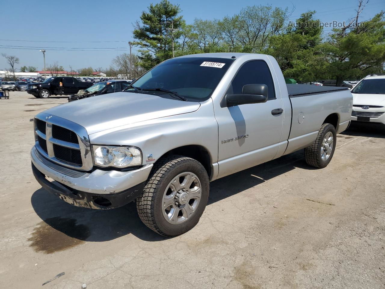 2005 Dodge Ram 2500 St Silver vin: 3D7KR26C95G749612