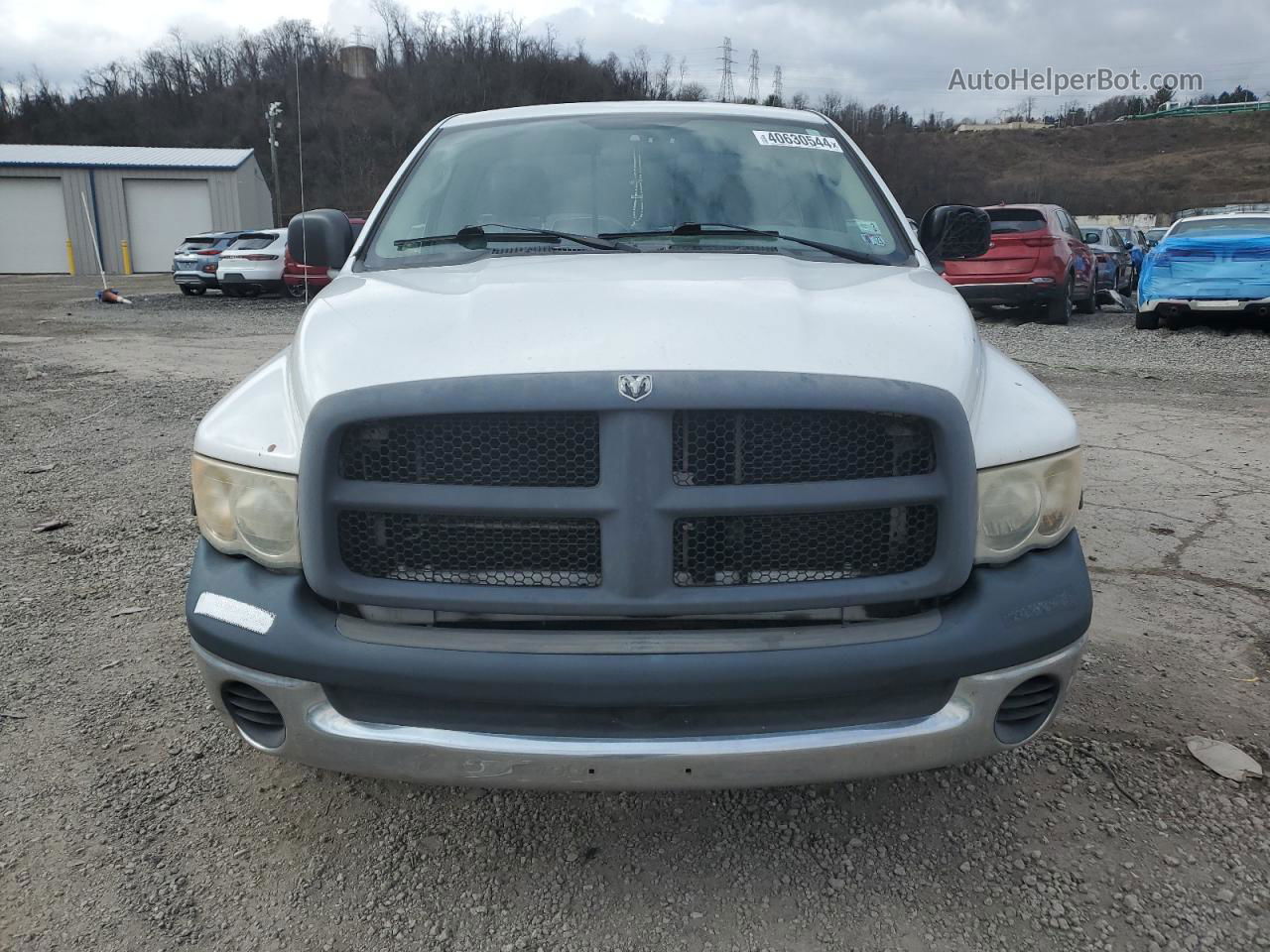 2005 Dodge Ram 2500 St White vin: 3D7KR26D15G795900