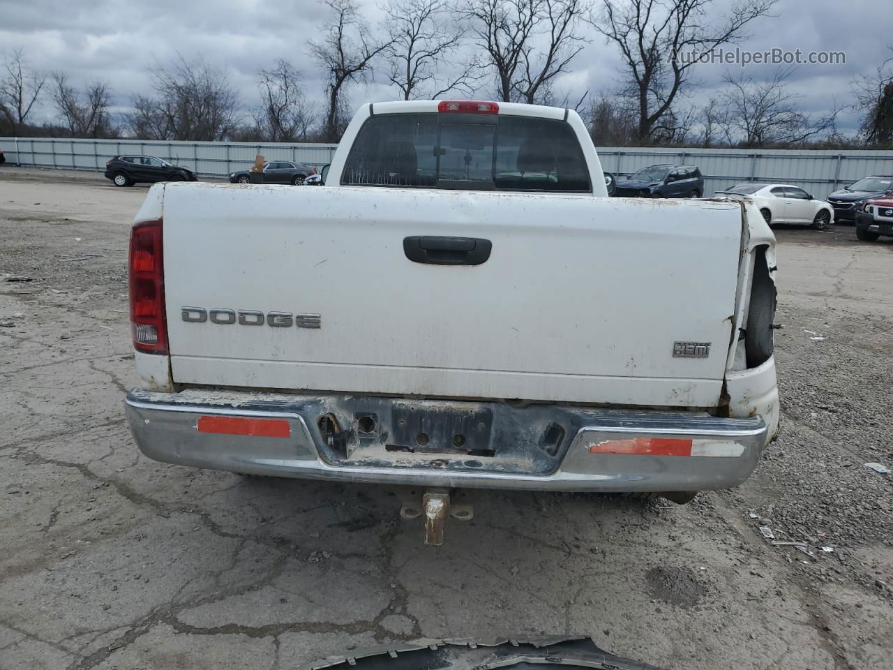 2005 Dodge Ram 2500 St White vin: 3D7KR26D15G795900