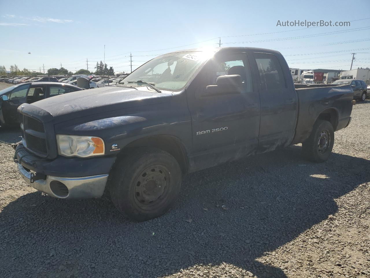 2005 Dodge Ram 2500 St Blue vin: 3D7KR28C05G751116