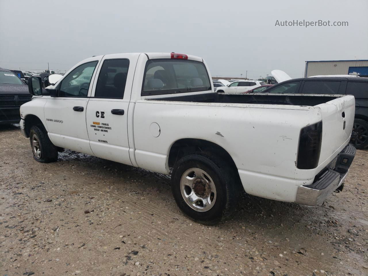 2005 Dodge Ram 2500 St White vin: 3D7KR28C35G727750